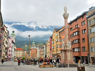 Innsbruck old town centre