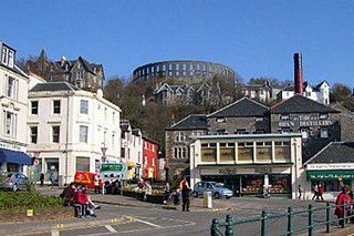 Oban with MCaigs Tower in the background