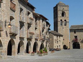 The market Square in Ainsa