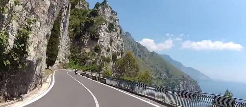 Riding Along the Amalfi Coast