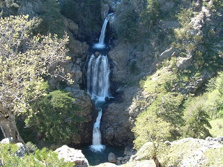 the Amendolea Waterfall