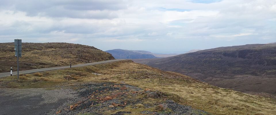View from Bealach na ba, Scotland