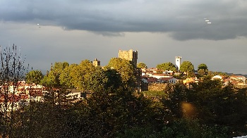 Braganca View of Braganca from hotel balcony