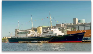 The Royal yacht Britannia