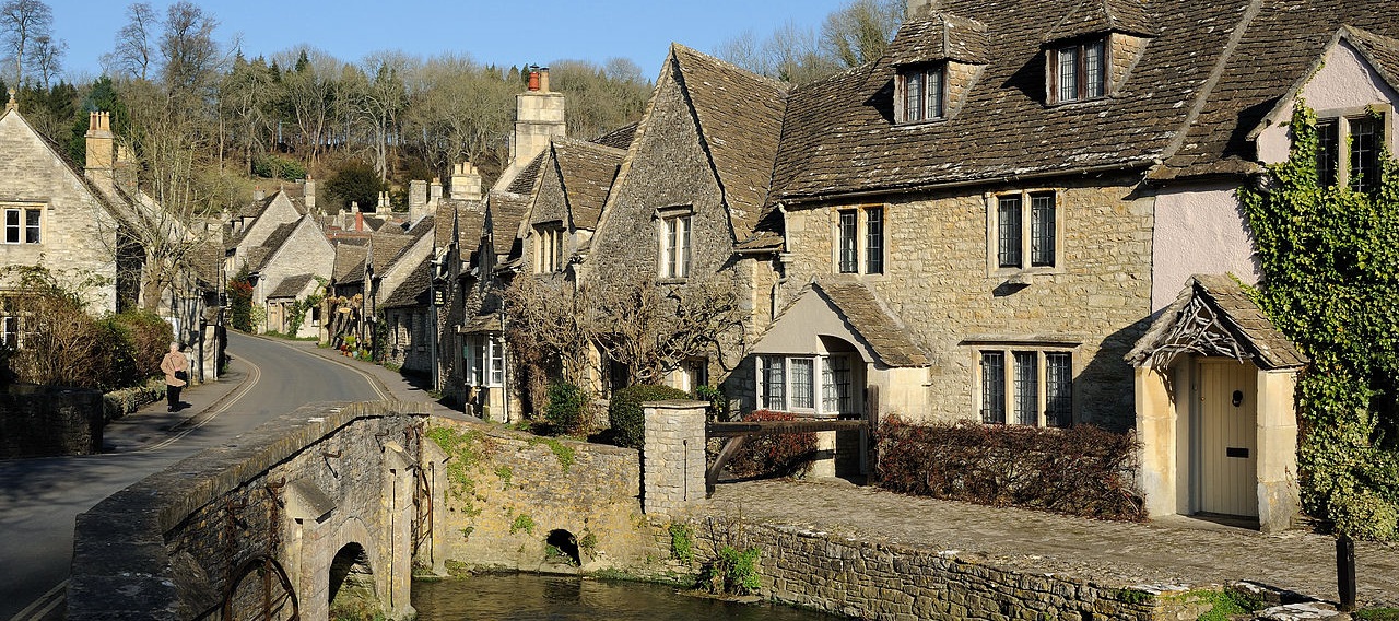 View from bridge towards Market Cross