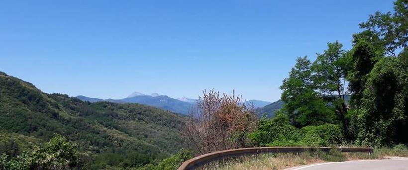 Collodi to Bagni road