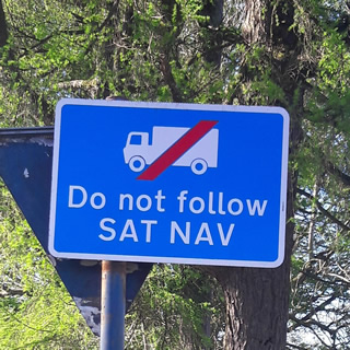 Do Not Follow Sat Nav