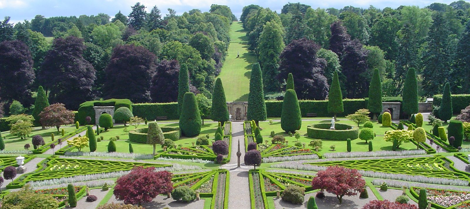 Drummond Castle Gardens used as Versailles