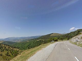 A thumbnail at the border of Span and France looking north into France