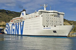 GNV ferry to Palermo