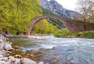 Bridge in Mount Kozaikas National park