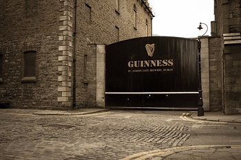 Gates to the Guinness Factory