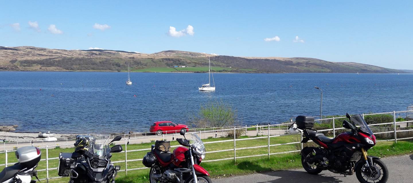Kaimes looking towards Bute