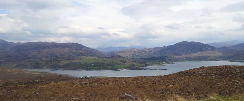 View of Loch Carron, Scotland