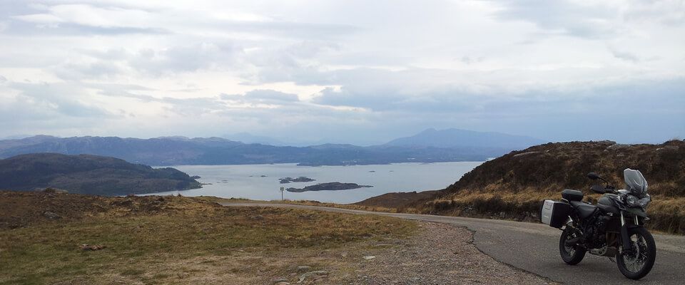 View of loch Kishorn, Scotland