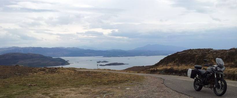 View of loch Kishorn, Scotland