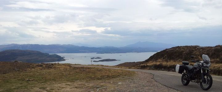 View of loch Kishorn, Scotland