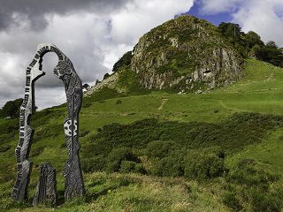 Loudounhill. Spirit of Scotland Monument at Loundounhill