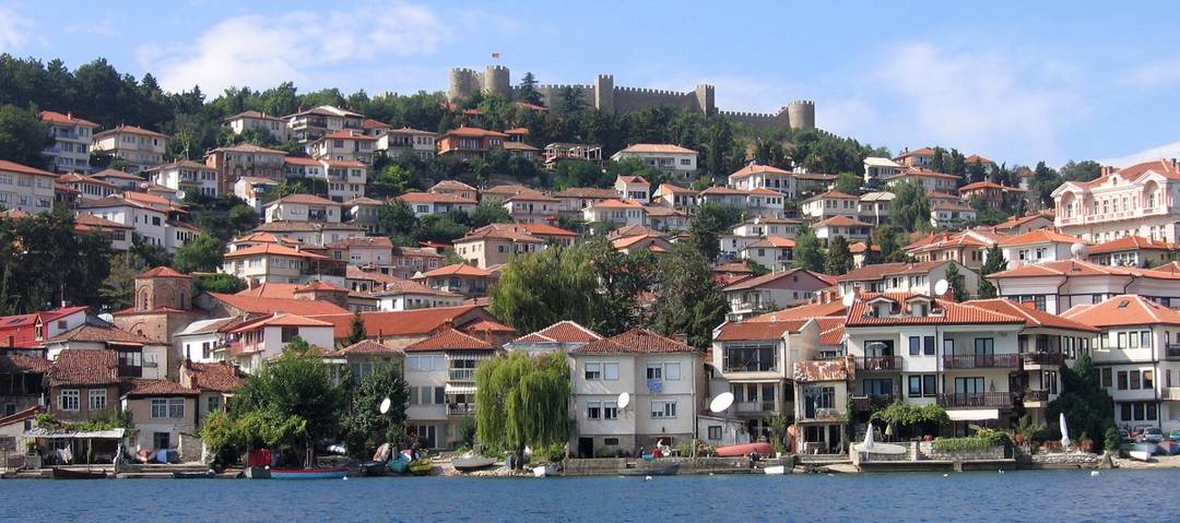Ohrid from the lake