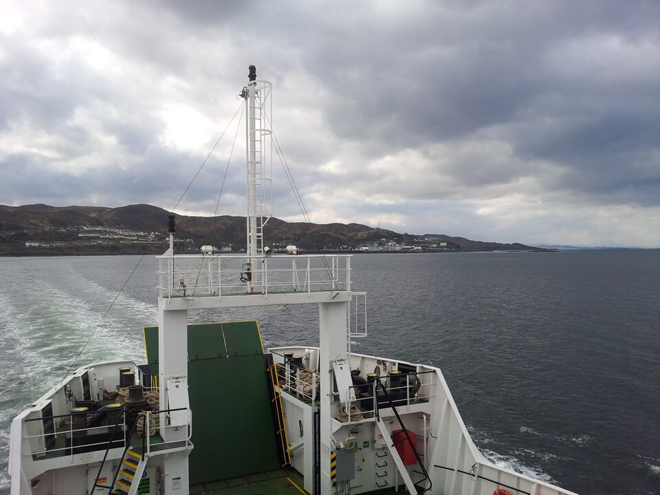Departing from Mallaig, Scotland