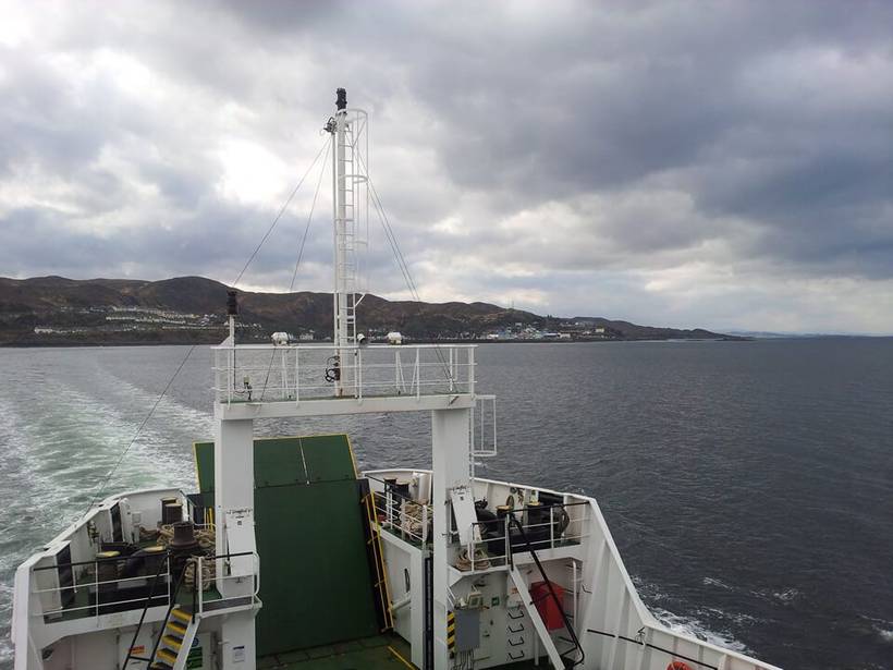 Departing from Mallaig, Scotland
