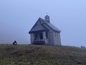 The little church beside Hotel Tiefenbach on the Furka Pass