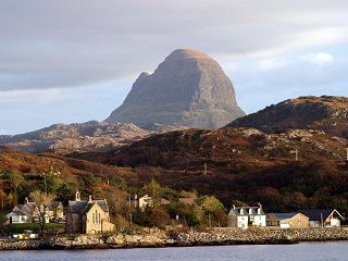 Looking north to Mount Assynt from Lochinver