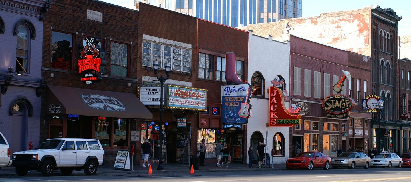 Broadway in the downtown area
