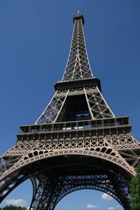 Sightseeing at the Eifel Tower in Paris