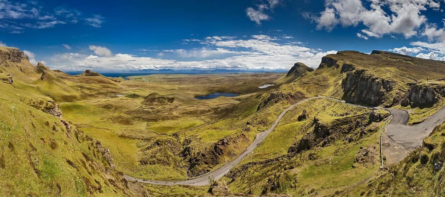 View South from the Quiraing Isle of Skye