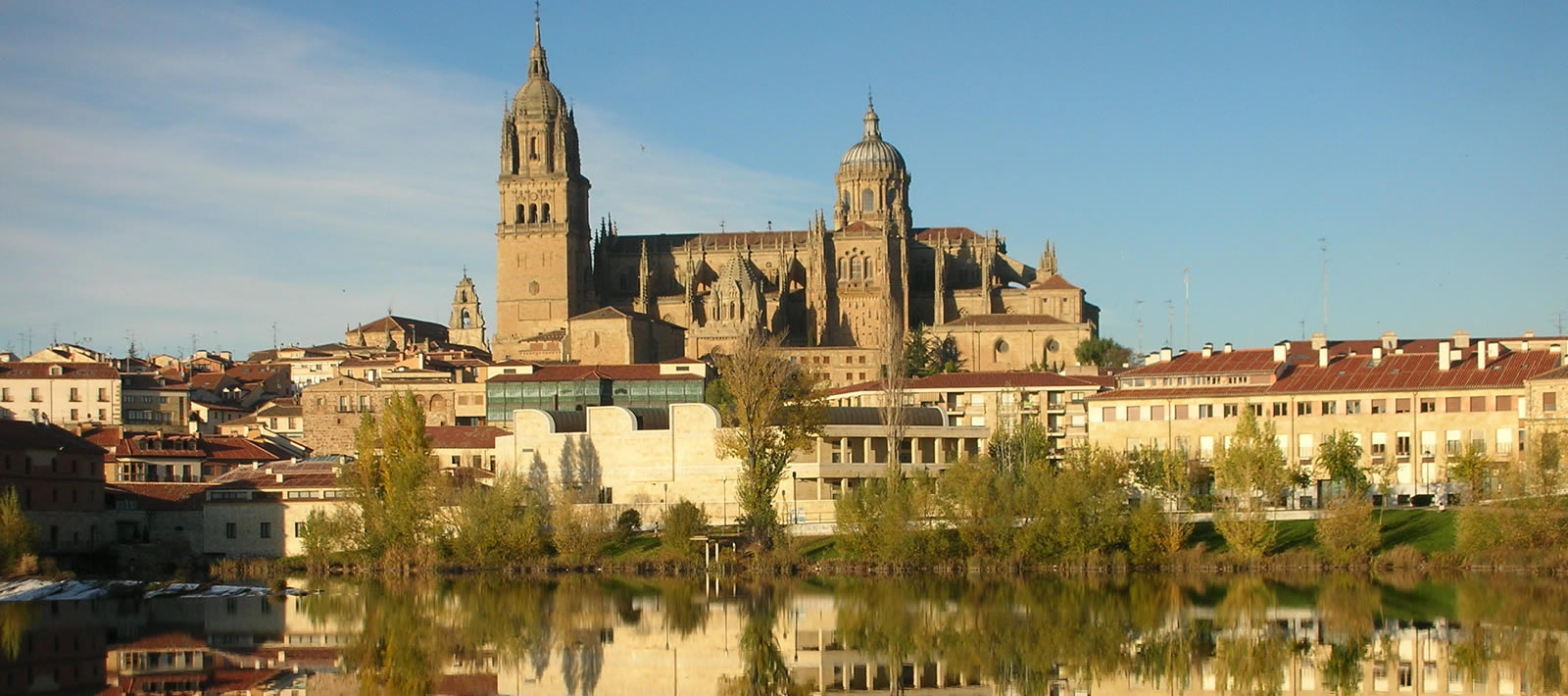 Salamanc Cathedral from the river