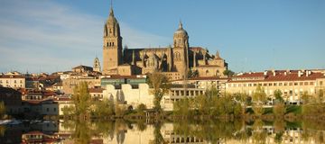 Salamanc Cathedral from the river