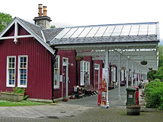 The former railway station at Strathpeffer
