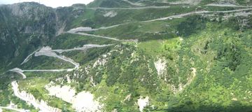 Challenging roads with hairpin bends