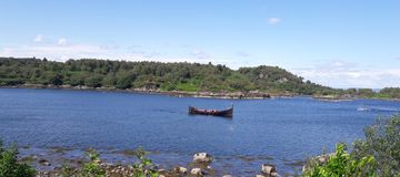 Viking Ship in Tarbert bay