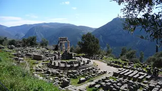 Archeological site at Delphi