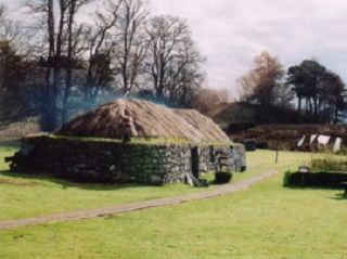 A thumbnail of a Kingussie Blackhouse at the Highland Folk Museum