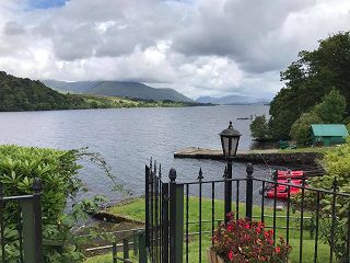 Portsonachan view looking north up Loch Awe from Portsonachan Hotel