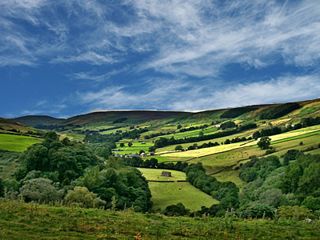 a view on the Yorkshire countryside