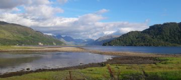 Ardelve looking east towards Loch Duich - Scottish motorbike tour