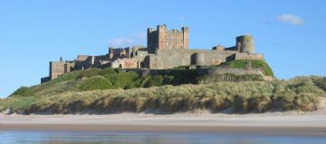 Bamburgh Castle Northumberland England - motorcbike tour Northumberland and Scottish Borders