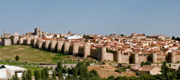 the city walls of Avila