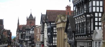 England Chester Eastgate Street from the City Wall