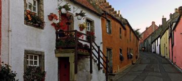 The conservation village of Culross in Fife