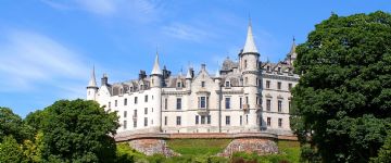 Dunrobin Castle from the North East