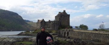 View of Eilean Donnan Castle, Scotland