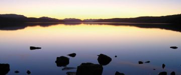 Sunset at Loch Rannoch looking west