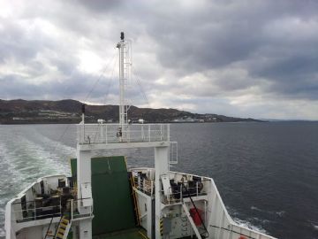 Departing from Mallaig, Scotland
