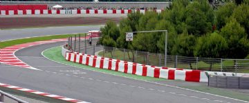 Pit Lane Entrance at Circuit de Catalunya