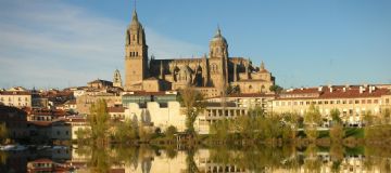 Salamanc Cathedral from the river